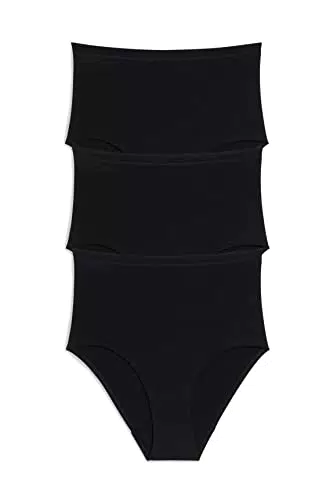 C&A Donna Mutande Confezione Multipla|Confezione da 3 Nero L