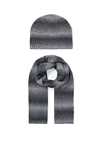 C&A Uomo Berretto Grigio Scuro-Melange Unica