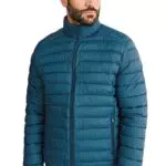 C&A Uomo Giacca trapuntata turchese scuro 2XL