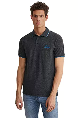 C&A Uomo Polo Grigio Melange M