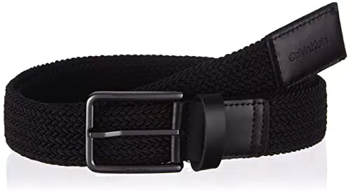 Calvin Klein Cintura Uomo Warmth Braided Elastic 3.5 mm Cintura in Tessuto