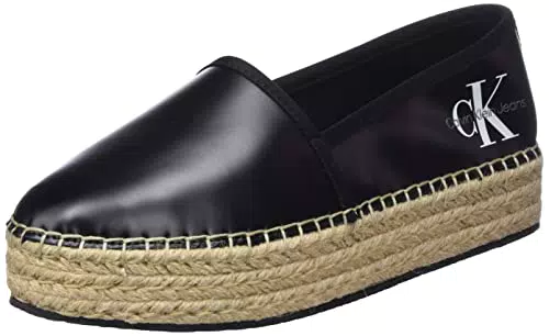 Calvin Klein Espadrillas Flatform NY Pearl, Donna, Nero