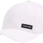 Calvin Klein Essential Patch BB cap Coperchio, Bright White