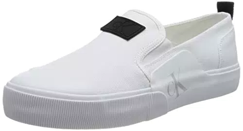 Calvin Klein Jeans Sneakers Vulcanizzate Uomo Skater Vulc Slipon Badge Scarpe