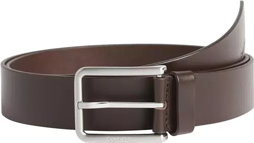 Calvin Klein WARMTH 35MM, Cintura Uomo, Marrone, 125