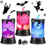 Candele a pilastro per Halloween, senza fiamma, per Halloween