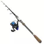 Canna da Pesca Telescopica Combos Canna da Pesca da Viaggio per Pesca in Mare