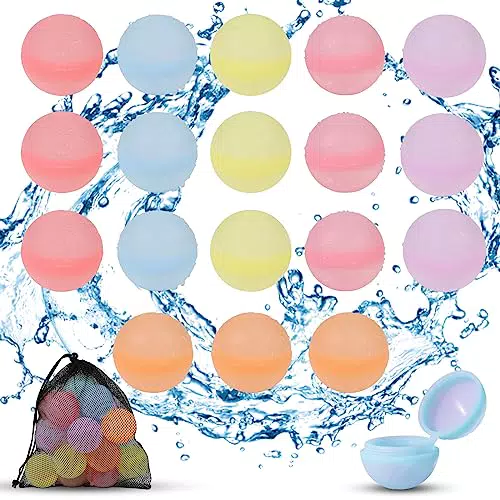 Carastek Palline d Acqua per Bambini, Palloncini da Acqua Riutilizzabili
