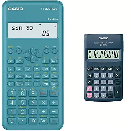 Casio Fx-220Plus-2 & HL-815L calcolatrice tascabile