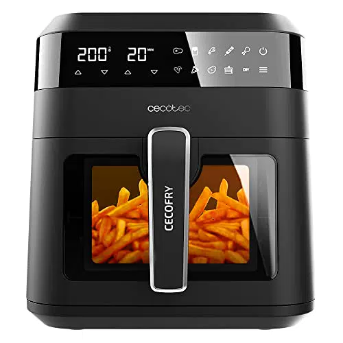Cecotec Friggitrice ad Aria da 6 Litri Cecofry Experience Window 6000. 1300 W