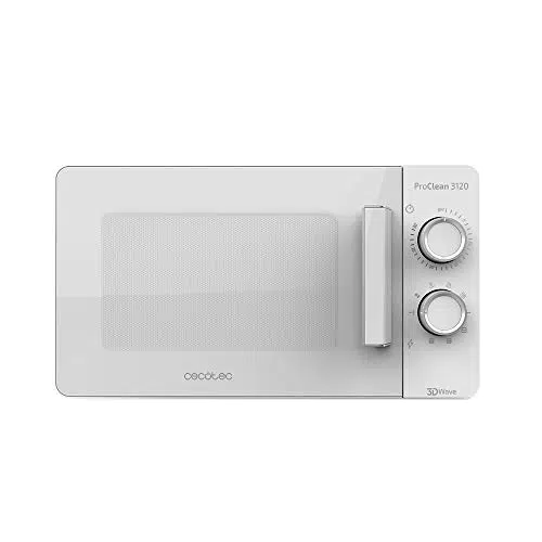 Cecotec Microonde White ProClean 3120 20 L, con grill, bianco