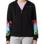 Champion Legacy Color Ground Powerblend Small Logo Full Zip Felpa con Cappuccio