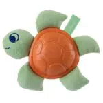 Chicco Peluche Baby Tartaruga ECO+, Trillino in Tessuto