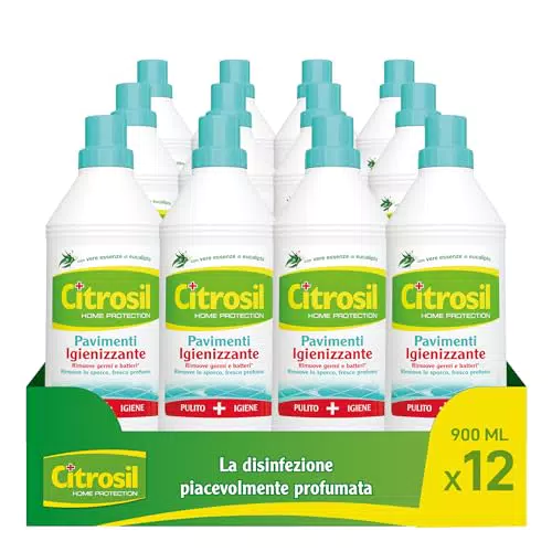 Citrosil Home Protection - Detergente Liquido Pulisci Pavimenti Igienizzante con Vere Essenze di Eucalipto
