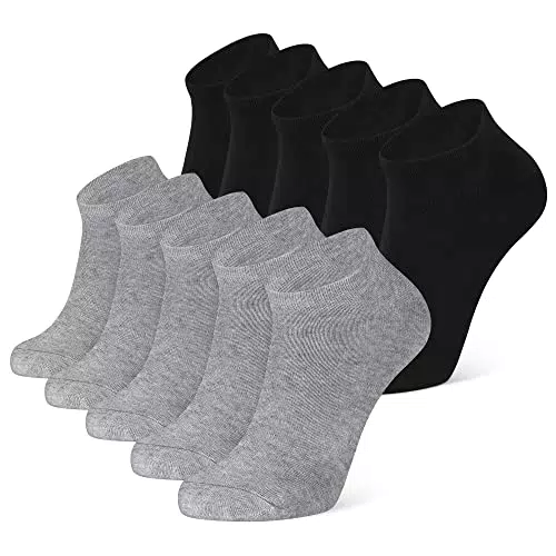 Closemate 10 Paia Calzini Sportivi Alla Caviglia Uomo Donna Calzini Corti Cotone Taglio Basso