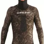 Cressi Tracina Jacket Wetsuit, Giacca Muta Pesca in Neoprene Spaccato Microporoso Supersoft - Disponibile Negli Spessori 3.5/5/7 mm Uomo