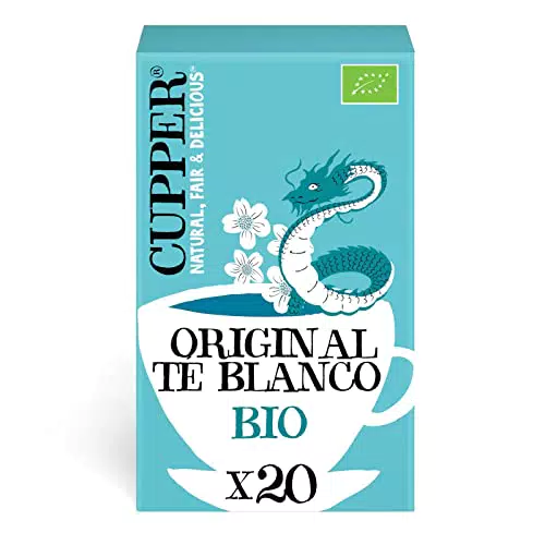 CUPPER Tè Bianco Biologico e Fairtrade, Gusto Classico e Delicato