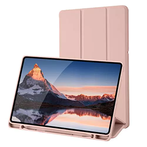 Custodia Cover Compatibile con Samsung Galaxy Tab S6 Lite 10.4 Pollici 2022/2020 SM-P610N/P615N con Portapenne-Ultra Sottile con Cover Leggero Supporto in Pelle PU Case …