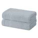 Degrees home - Set di 2 Asciugamani da bidet - Asciugamani da bagno - Asciugamani piccoli - 100% cotone - 480 g/m2-30x50 cm