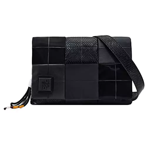 Desigual, Bag_DAMAS_DORTMUND FLAP 2000 BLACK Donna, Nero