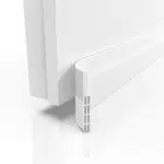 Domar- paraspifferi porta ingresso 100 cm bianco - Sotto porta spifferi autoadesiva extra forte - para spifferi per il massimo isolamento - Sottoporta per scarafaggi ottimale