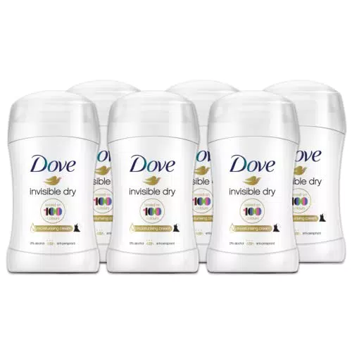 Dove, Deodorante Invisible Dry Stick, Deodorante Antitraspirante in Stick