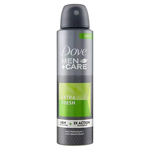 Dove Men+Care Deodorante Spray Extra Fresh, con 1/4 di Crema Idratante