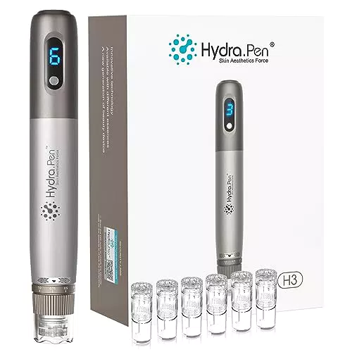 Dr.pen Microneedling, Dermapen Hydra Pen H3 wireless 2 in 1 con 6 cartucce di ricambio a 12 pin
