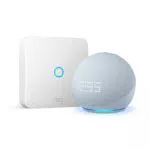 Echo Dot con orologio + Ring Intercom di Amazon| Altoparlante intelligente Wi-Fi e Bluetooth