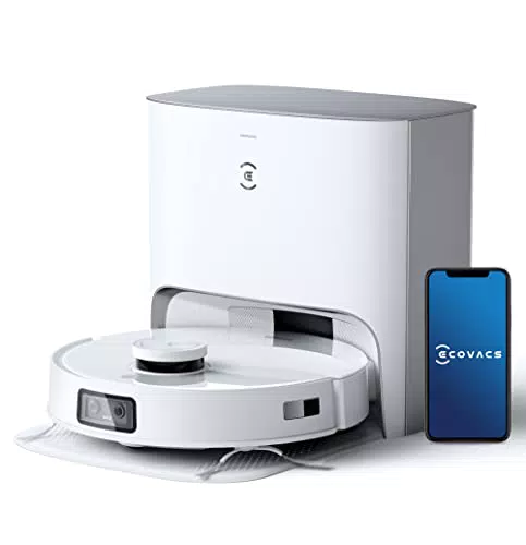 ECOVACS ROBOTICS T10 Plus Robot Aspirapolvere Con Lavapavimenti E Stazione Con Svuotamento Automatico 3000 Pa