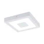Eglo IPHIAS Plafoniera in Alluminio, 16.5 W, Bianco