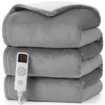 EHEYCIGA Coperta Elettrica, 180x130cm, 6 Livelli di Riscaldamento