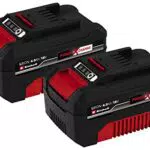 Einhell Originale PXC Twin Pack 4, 0 Ah Batterie, 18 V