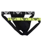 Emporio Armani Confezione da 2 Jockstrap Bold Monogram Slip Strap