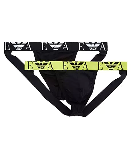 Emporio Armani Confezione da 2 Jockstrap Bold Monogram Slip Strap
