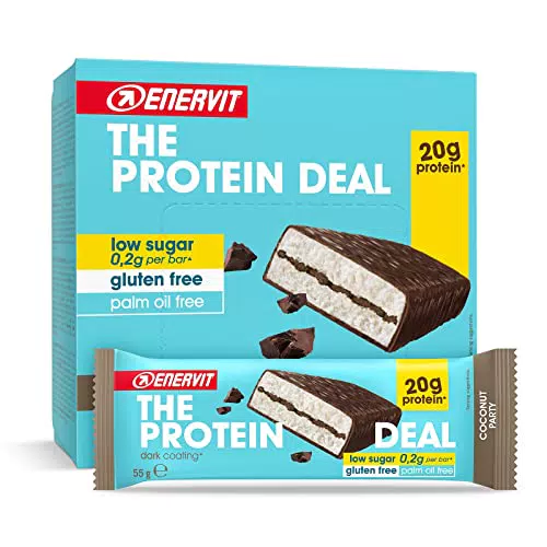 Enervit, The Protein Deal Coconut Party, 12 Barrette da 55g