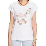 ESPRIT 043ee1k321 T-Shirt, 100/bianco
