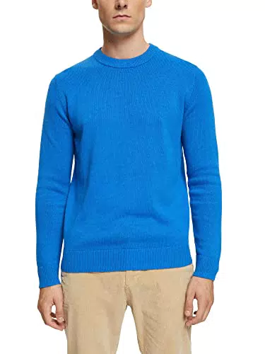 ESPRIT Knit Jumper Maglione, Blu