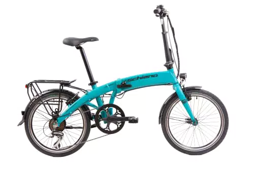 F.lli Schiano Galaxy 20" E-Bike Bicicletta Elettrica Pieghevole per Adulti con Motore 250w e Batteria al Litio 36V 10.4Ah estraibile