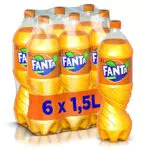 Fanta Original Gusto di Arancia 6 Bottiglie da 1.5 L