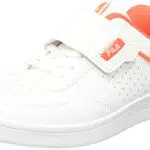 FILA C. Court Velcro Kids, Scarpe da Ginnastica, White Fiery Coral
