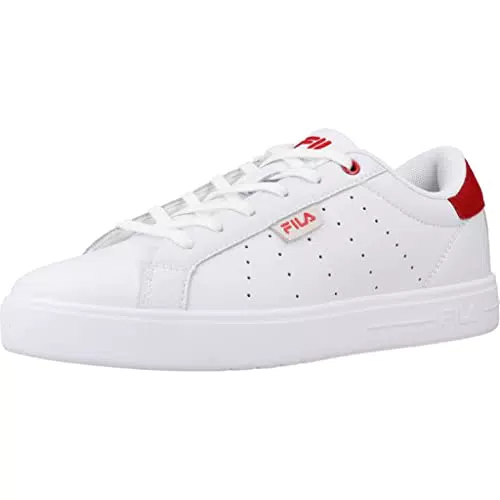 FILA Lusso V Wmn, Scarpe da Ginnastica Donna, White Red