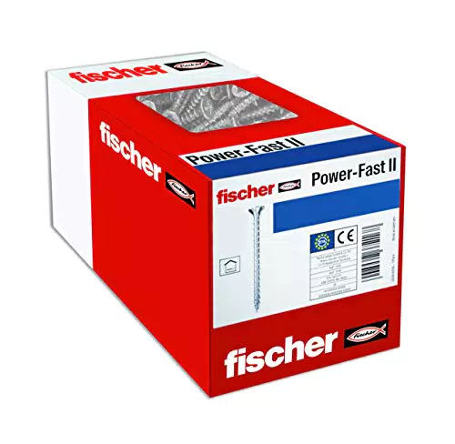 fischer 670203 Power-Fast-II-6, Filettatura Completa Pozi Drive