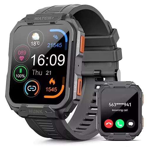 Fitpolo Smartwatch, 1.96" HD Schermo Tattile Orologio