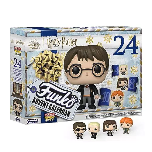 Funko Advent Calendar: Harry Potter - Rubeus Hagrid - 24 Giorni di Sorprese - Mini Figura in Vinile da Colleziones - Mystery Box - Idea Regalo - di Natale per Ragazze