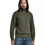 G-STAR RAW Men's Knitted Turtleneck Sweater Structure