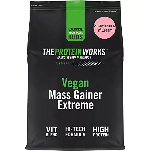 Gainer Vegano Extreme, Crema Alla Vaniglia, Proteine In Polvere Ipercaloriche
