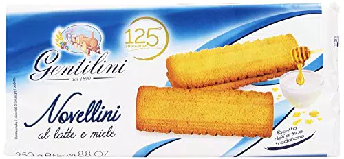 Gentilini Novellini Biscotti al Latte e Miele, 250g