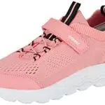 Geox J Spherica Girl, Scarpe da Ginnastica, Coral Black