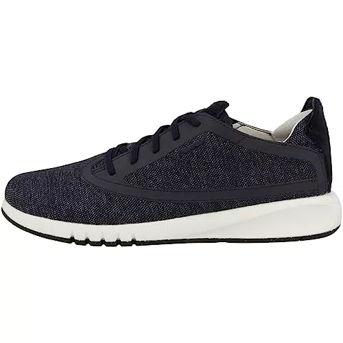 Geox U Aerantis, Scarpe da ginnastica basse Uomo, Blu